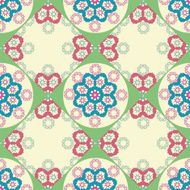 vintage style Seamless abstract geometric background