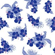pattern Hibiscus N5