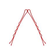 Two red connected hairclips