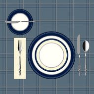 Table setting in classic style 2
