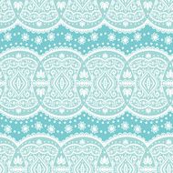 Vector lace seamless ornament