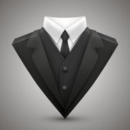 Triangle jacket and tie N2