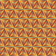 Seamless Orange Triangulate Pattern