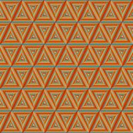 Seamless colorful Orange Triangulate Pattern