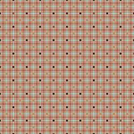Seamless retro polka dots background on white