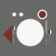 Table setting in classic style 3