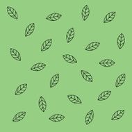 Summer leaves texture seamless pattern