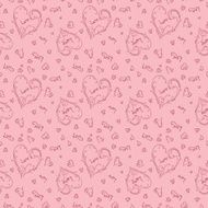 Pink romantic pattern