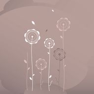 Flowers compo 02 (Vector)