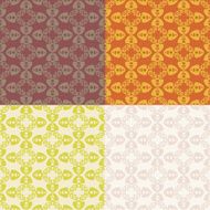 Set of seamless vintage patterns N3