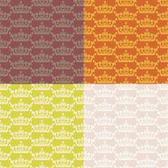 Set of seamless vintage patterns N4