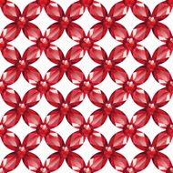 Flower Mesh rubies seamless texture vector
