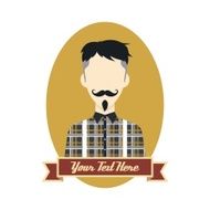 gentleman cartoon avatar N7