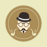 gentleman cartoon avatar N8