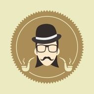 gentleman cartoon avatar N15