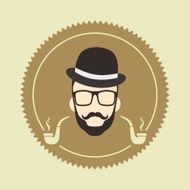 gentleman cartoon avatar N17