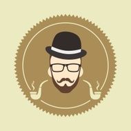 gentleman cartoon avatar N18