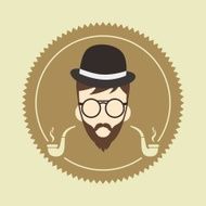 gentleman cartoon avatar N19