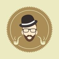 gentleman cartoon avatar N20