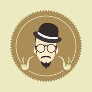 gentleman cartoon avatar N21
