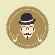 gentleman cartoon avatar N22