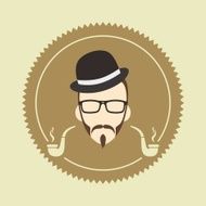 gentleman cartoon avatar N23