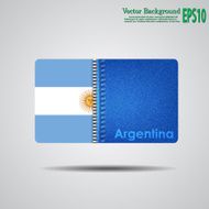 Denim flag of Argentina