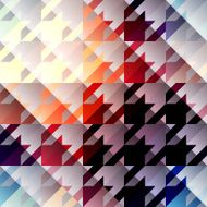 Houndstooth pattern on abstract geometric background N5
