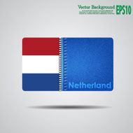 denim flag of Netherlands