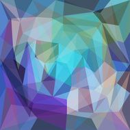 Abstract bright colored polygonal geometric triangular background with glaring lights N6
