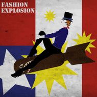 Fashion girl in sketch-style N87