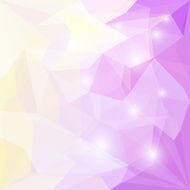 Abstract bright colored polygonal geometric triangular background with glaring lights N8