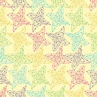 Abstract Colorful decorative seamless pattern