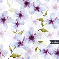 Blue flowers pattern N2