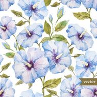 Blue flowers pattern N4