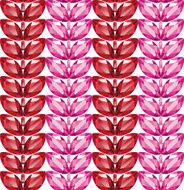 Rubies leaves seamless texture vector