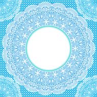 background with lace and place for text