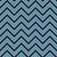 Zigzag Knitted Pattern Seamless Background