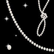 beads with pink pearls romantic N2