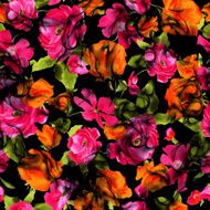 floral design pattern N6