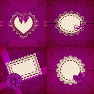 Elegant vector template for luxury invitation card N5