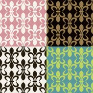Set of seamless vintage patterns N11