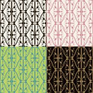 Set of seamless vintage patterns N29