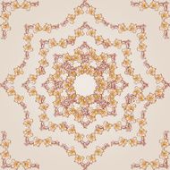 Flower pattern henna N12
