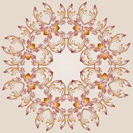 Flower pattern henna N13