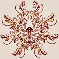 Flower pattern henna N14