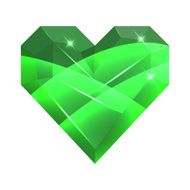 Abstract Valentine Card Heart Gem Vector