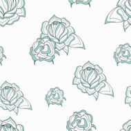 Seamless texture with rose