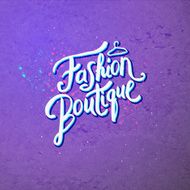 Fashion Boutique Concept on Abstract Violet