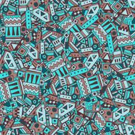 Ethnic seamless pattern Vector illustration N3